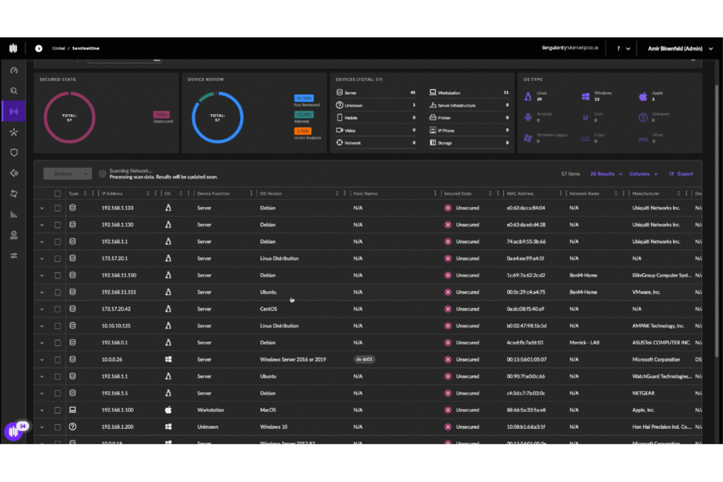 SentinelOne screenshot - 10 meilleurs outils d’IA pour la cybersécurité évalués en 2026