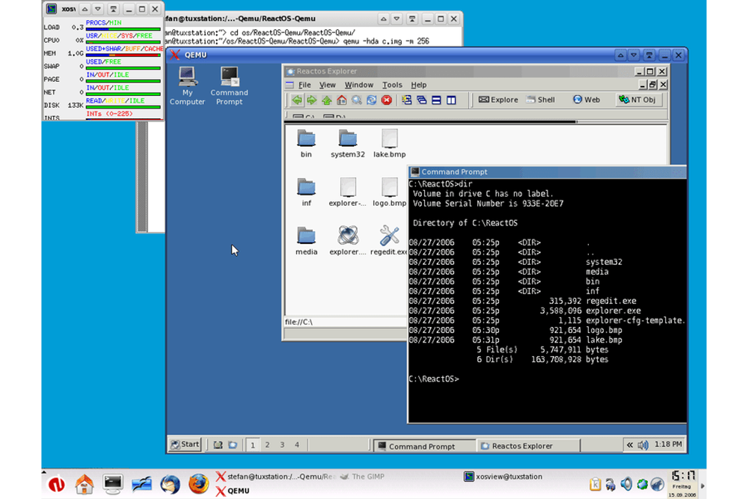 QEMU screenshot - 16 beste VirtualBox-Alternativen für 2026