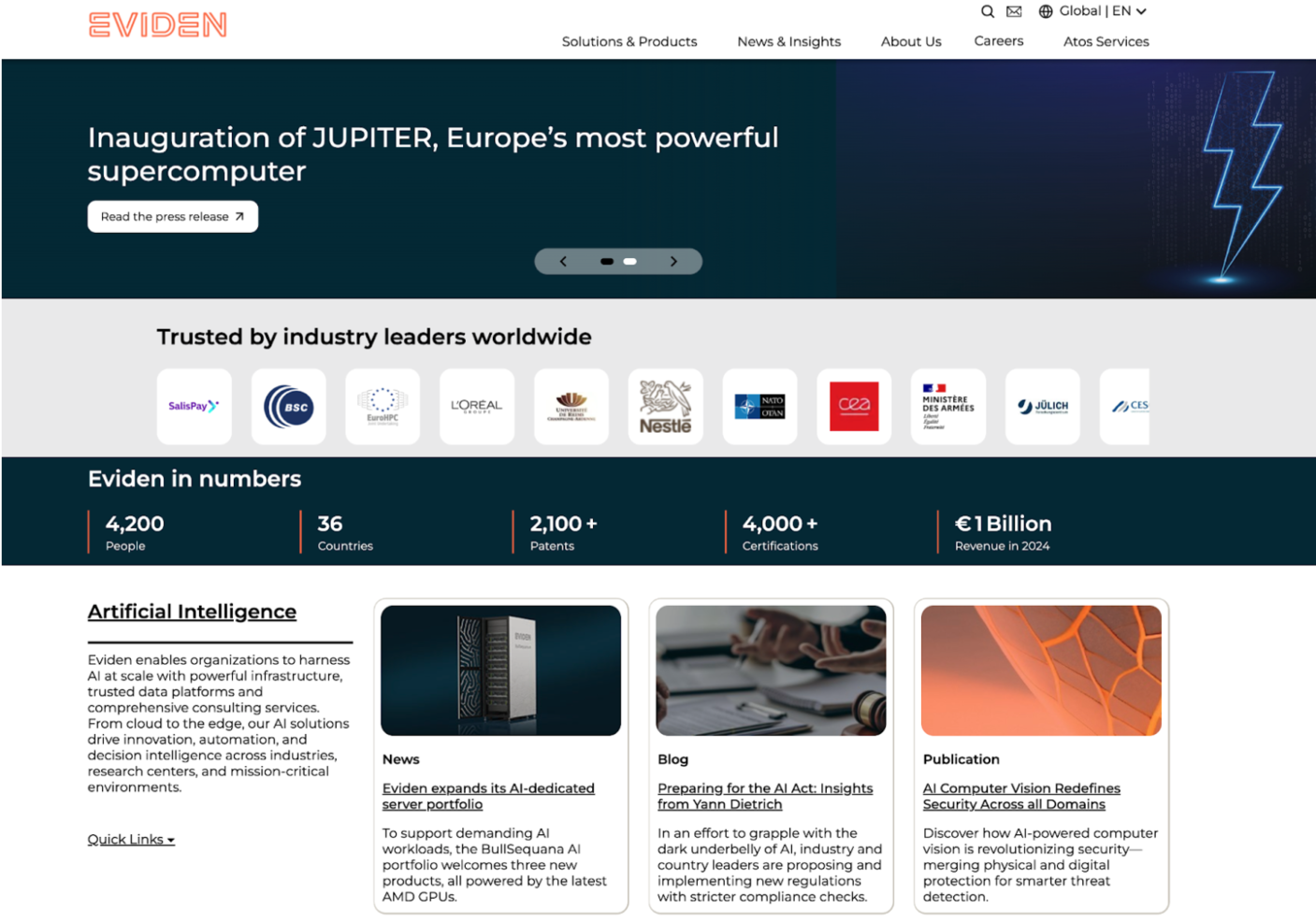 Eviden screenshot - Top 10 Dynatrace-Partner für 2026
