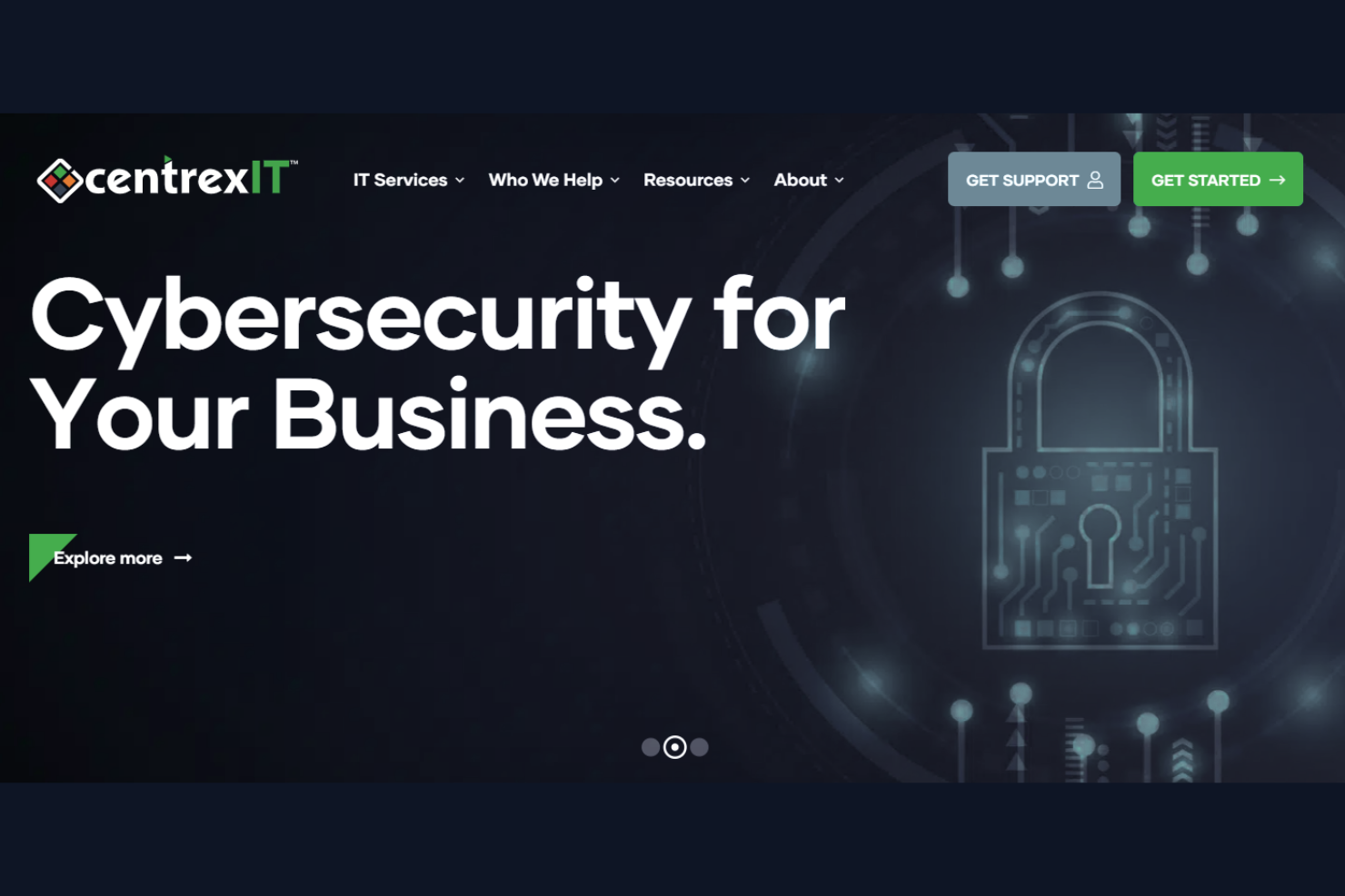 centrexIT screenshot - 10 Meilleures Entreprises de Cybersécurité à San Diego Passées en Revue en 2026