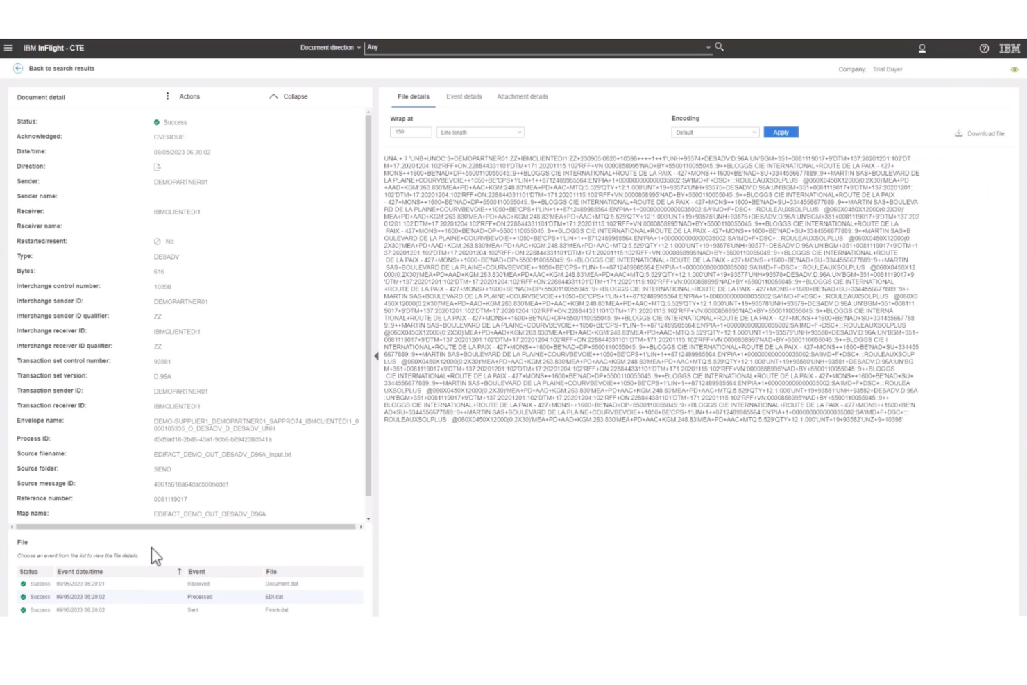 IBM Sterling B2B Integration SaaS screenshot - 10 Beste EDI-Software im Test 2026