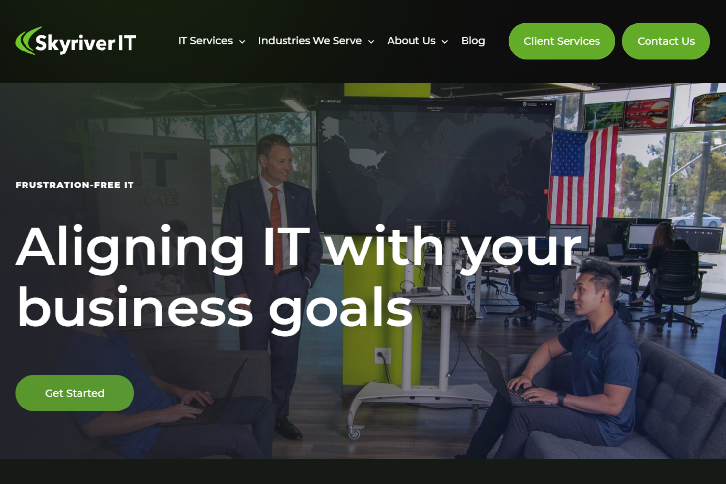 Skyriver IT screenshot - 10 Meilleures Entreprises de Cybersécurité à San Diego Passées en Revue en 2026