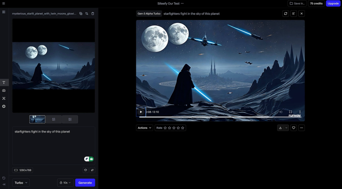 Runway screenshot - 10 beste No-Code-KI-Plattformen im Test 2026