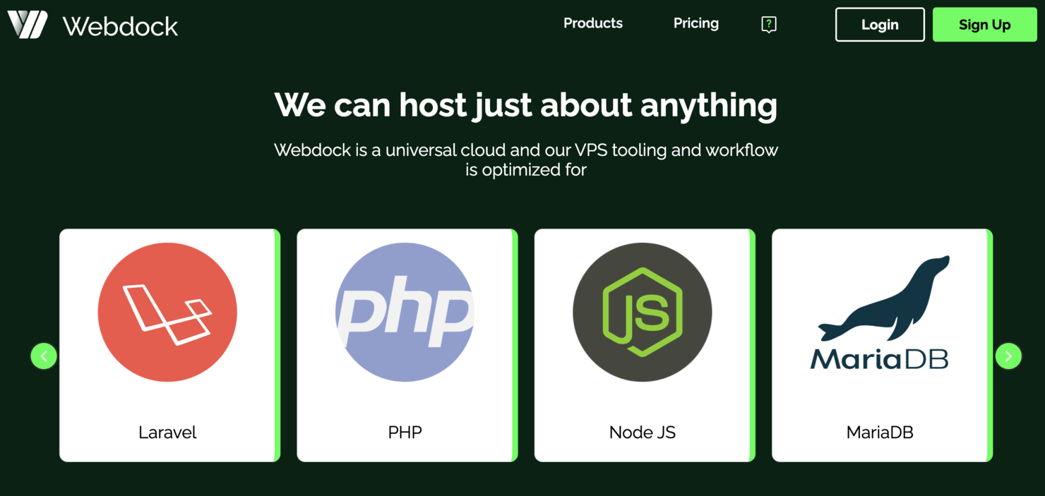 Webdock screenshot - 10 Meilleurs Services d’Hébergement Infogéré Passés en Revue en 2026