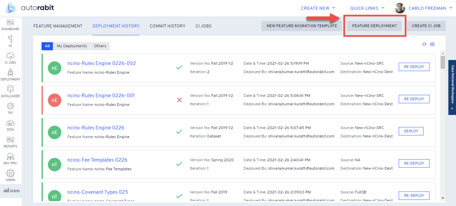 AutoRABIT screenshot - 10 Beste Salesforce-DevOps-Tools Im Jahr 2026 Im Test