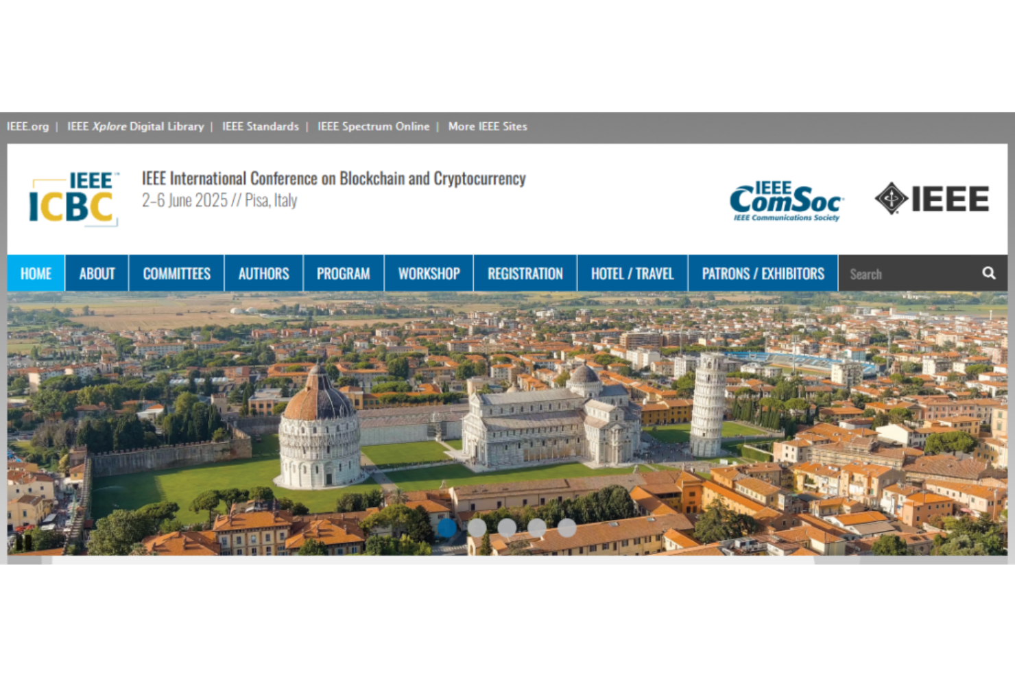 IEEE International Conference on Blockchain and Cryptocurrency screenshot - 10 Meilleures Conférences Blockchain de 2025