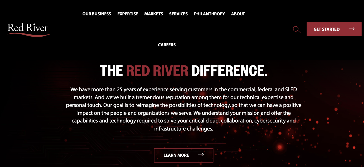 Red River screenshot - 10 meilleurs fournisseurs de services gérés à Philadelphie examinés en 2026