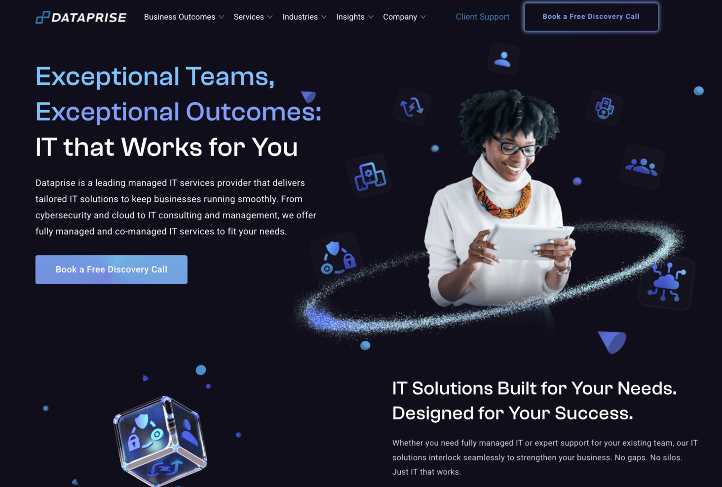 Dataprise screenshot - 10 beste Managed Service Provider in Philadelphia im Test 2026