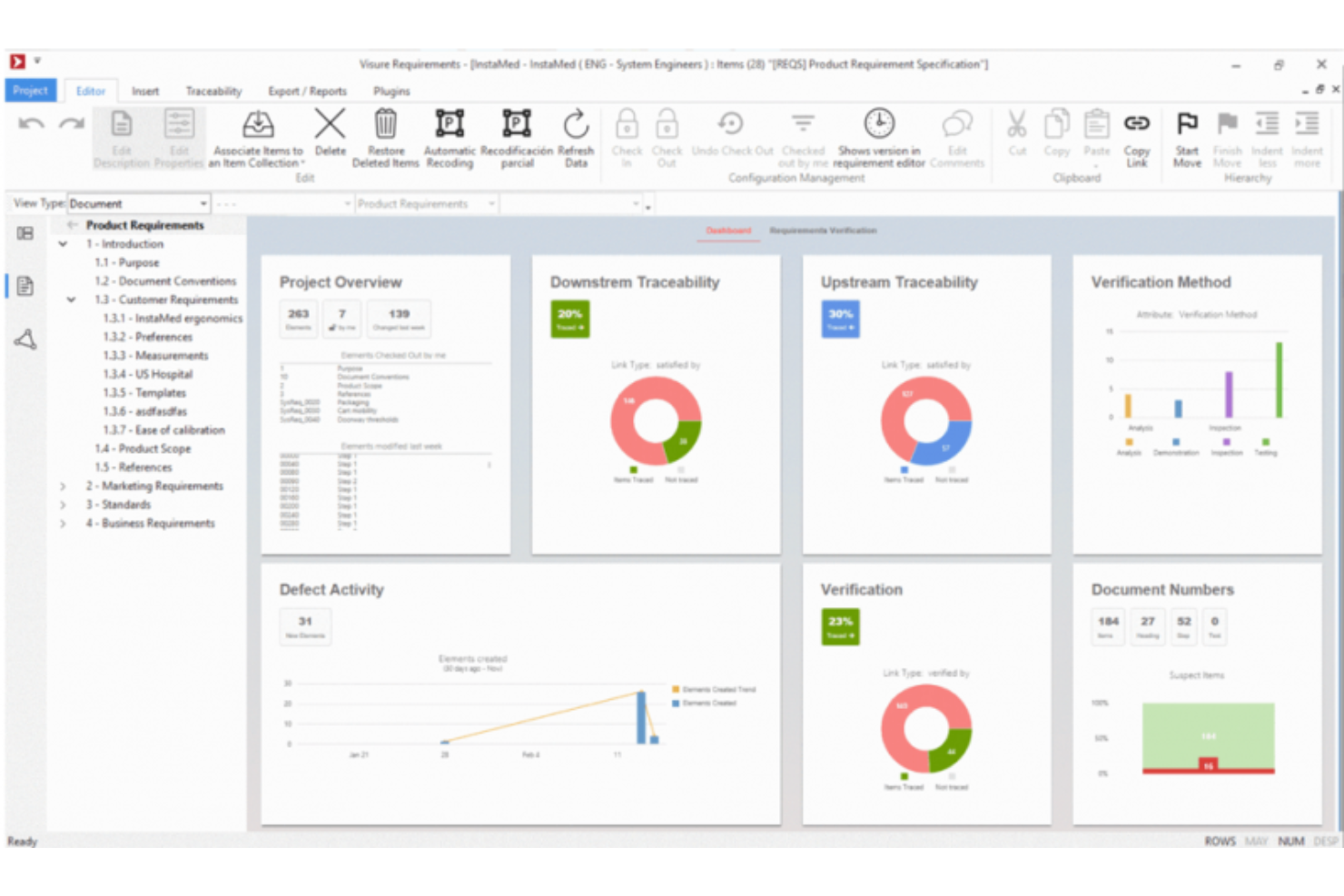 Visure screenshot - 10 Meilleurs Logiciels ALM Pour Les Équipes de Développement en 2026