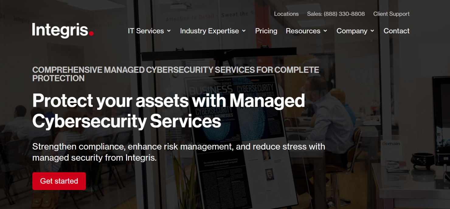 Integris screenshot - 10 Meilleurs Services de Cybersécurité Financière Évalués en 2026