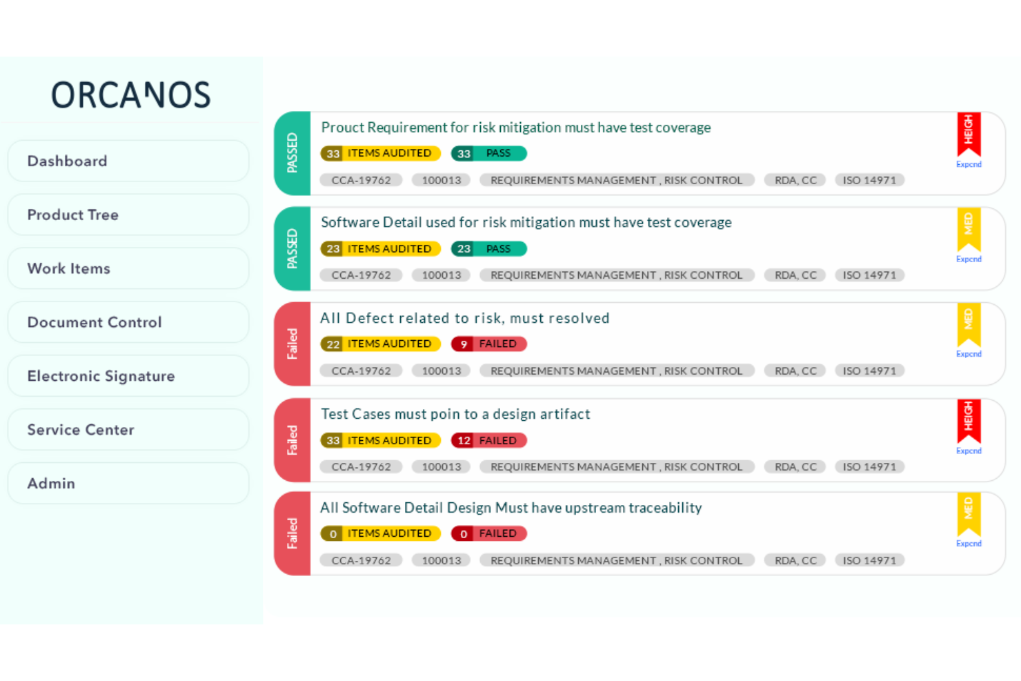 Orcanos Application Lifecycle Management screenshot - 10 Beste ALM-Software Für Entwicklungsteams im Jahr 2026