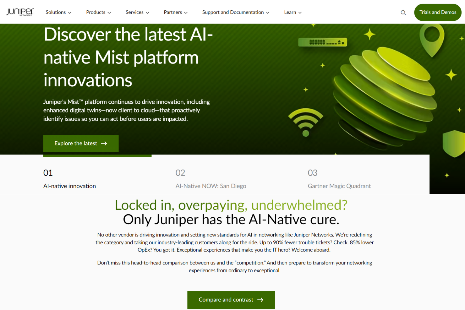 Juniper Networks screenshot - 10 Meilleurs Services de Pare-feu Gérés Passés en Revue en 2026