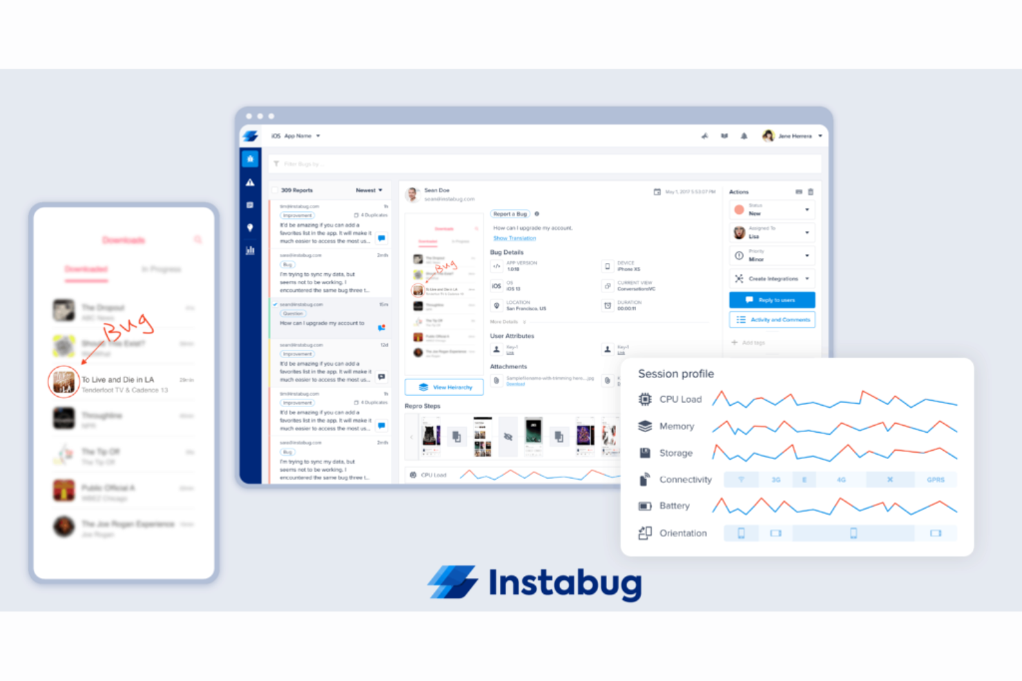 Instabug screenshot - 10 Meilleurs Logiciels de Gestion des Tests Bêta en 2026