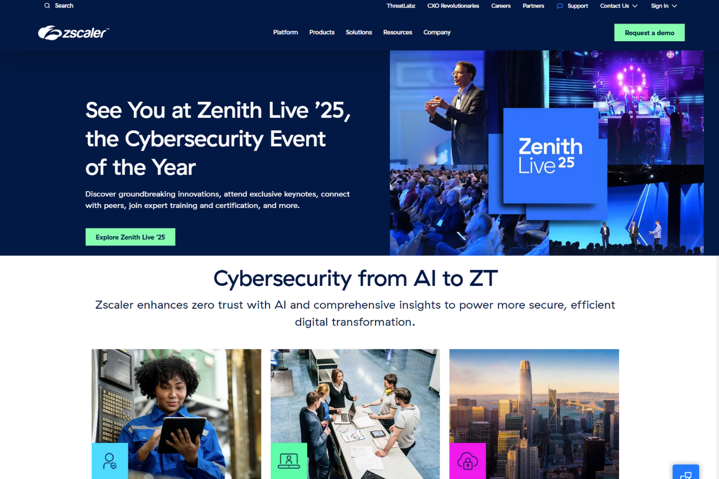 Zscaler screenshot - 10 Beste Managed Firewall Services im Test 2026