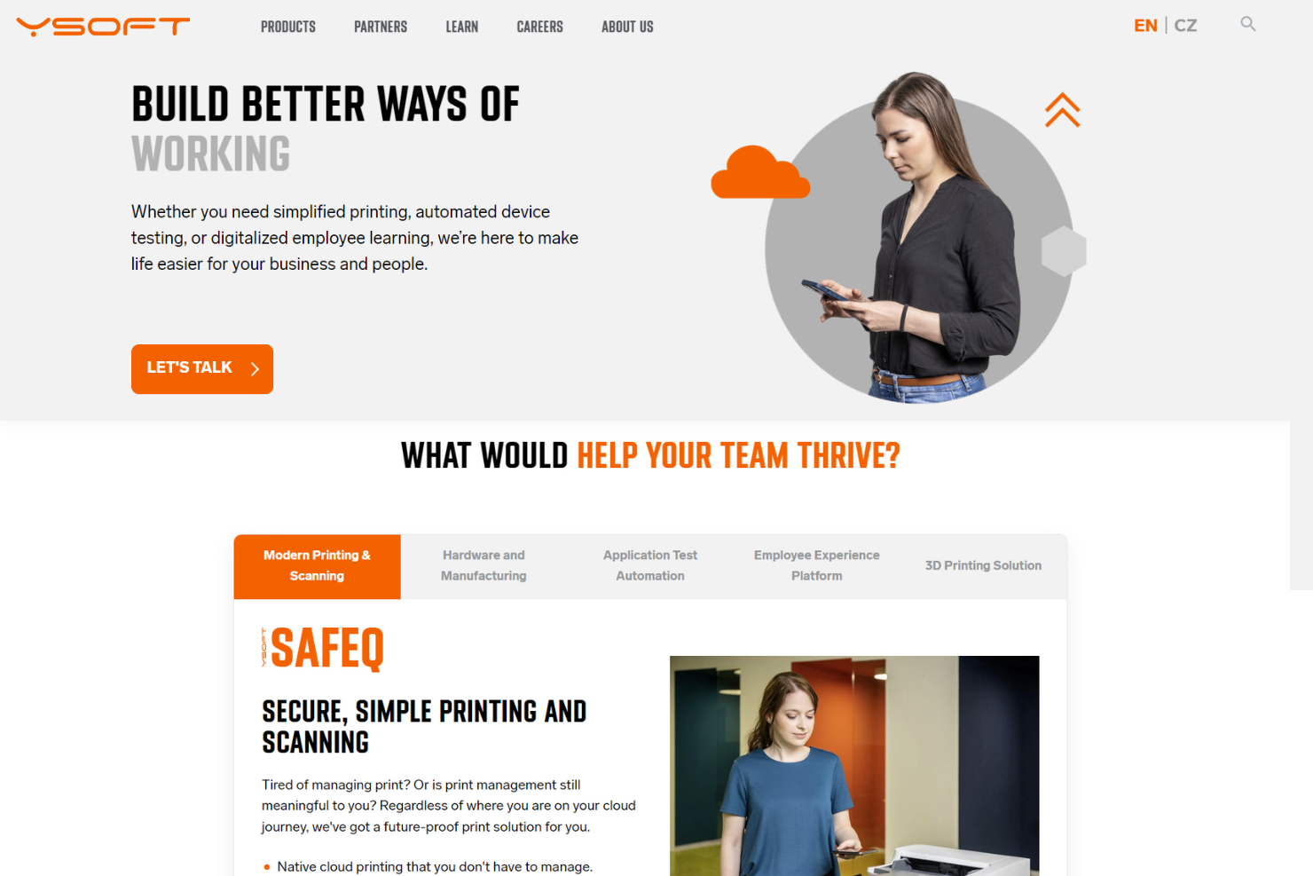 Y Soft Managed Print Services screenshot - 10 Anbieter von Managed Print Services im Test 2026