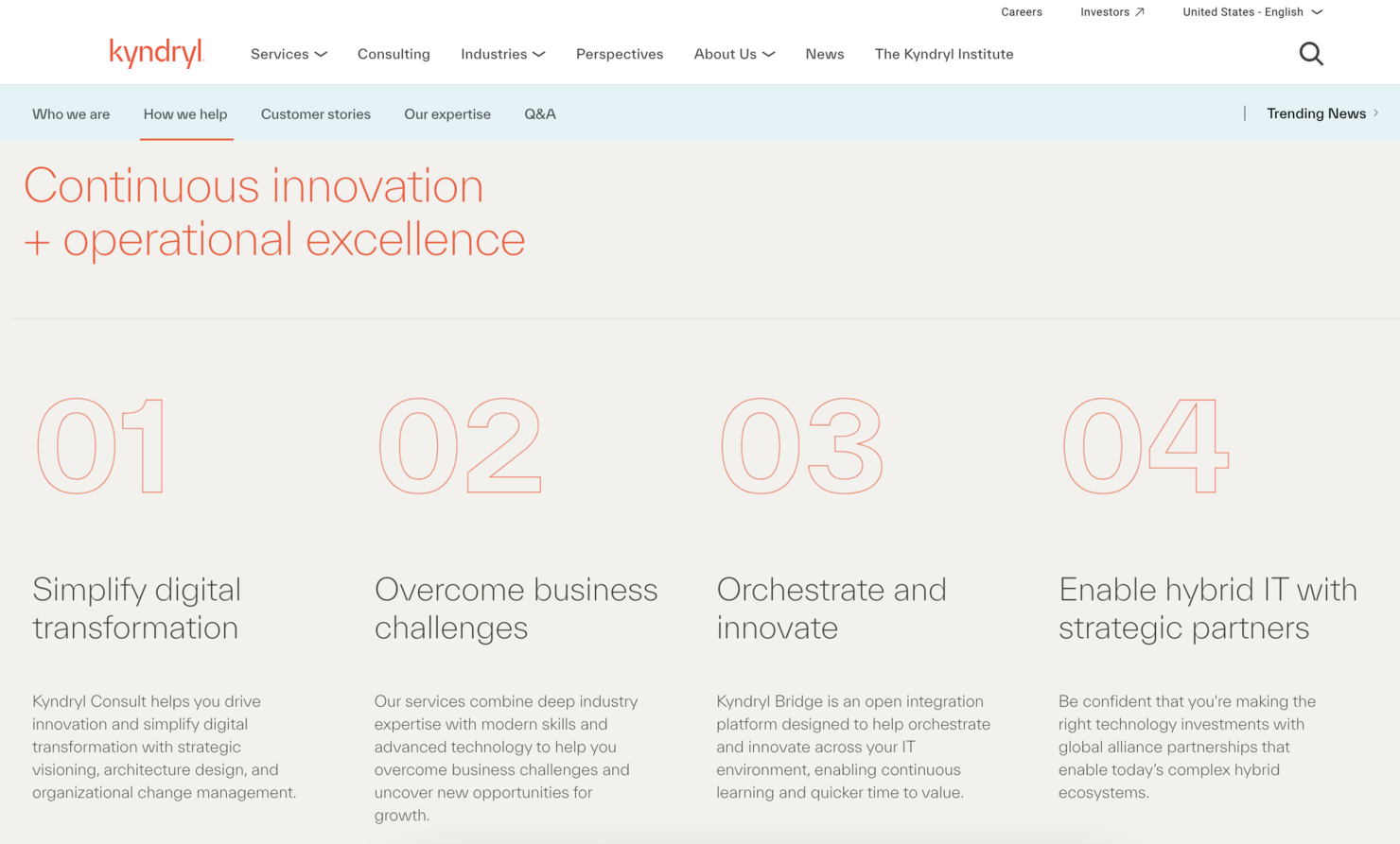 Kyndryl screenshot - 10 Meilleurs Services Gérés de Centre de Données Passés en Revue en 2026
