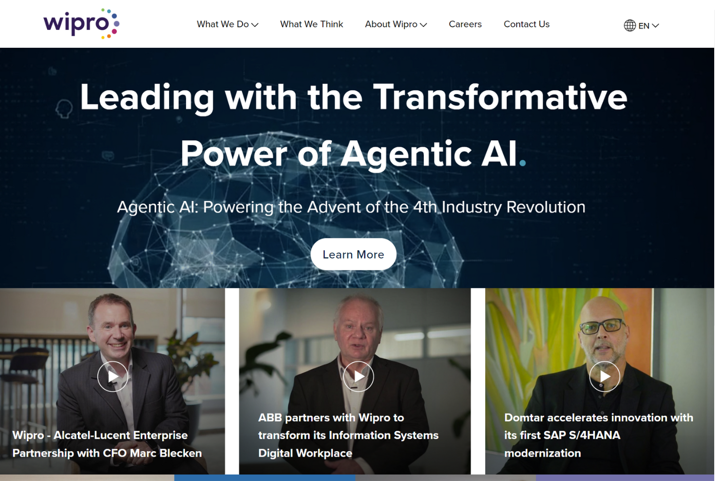Wipro screenshot - 10 meilleurs services de sécurité réseau gérés évalués en 2026