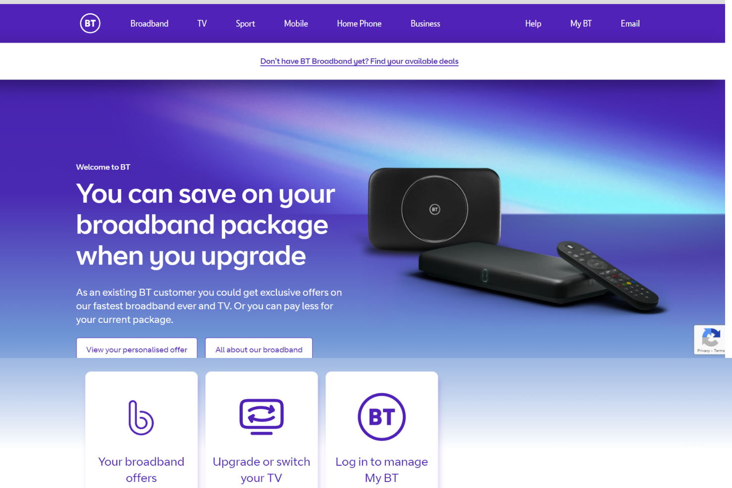 BT (British Telecom) screenshot - 10 meilleurs services de sécurité réseau gérés évalués en 2026