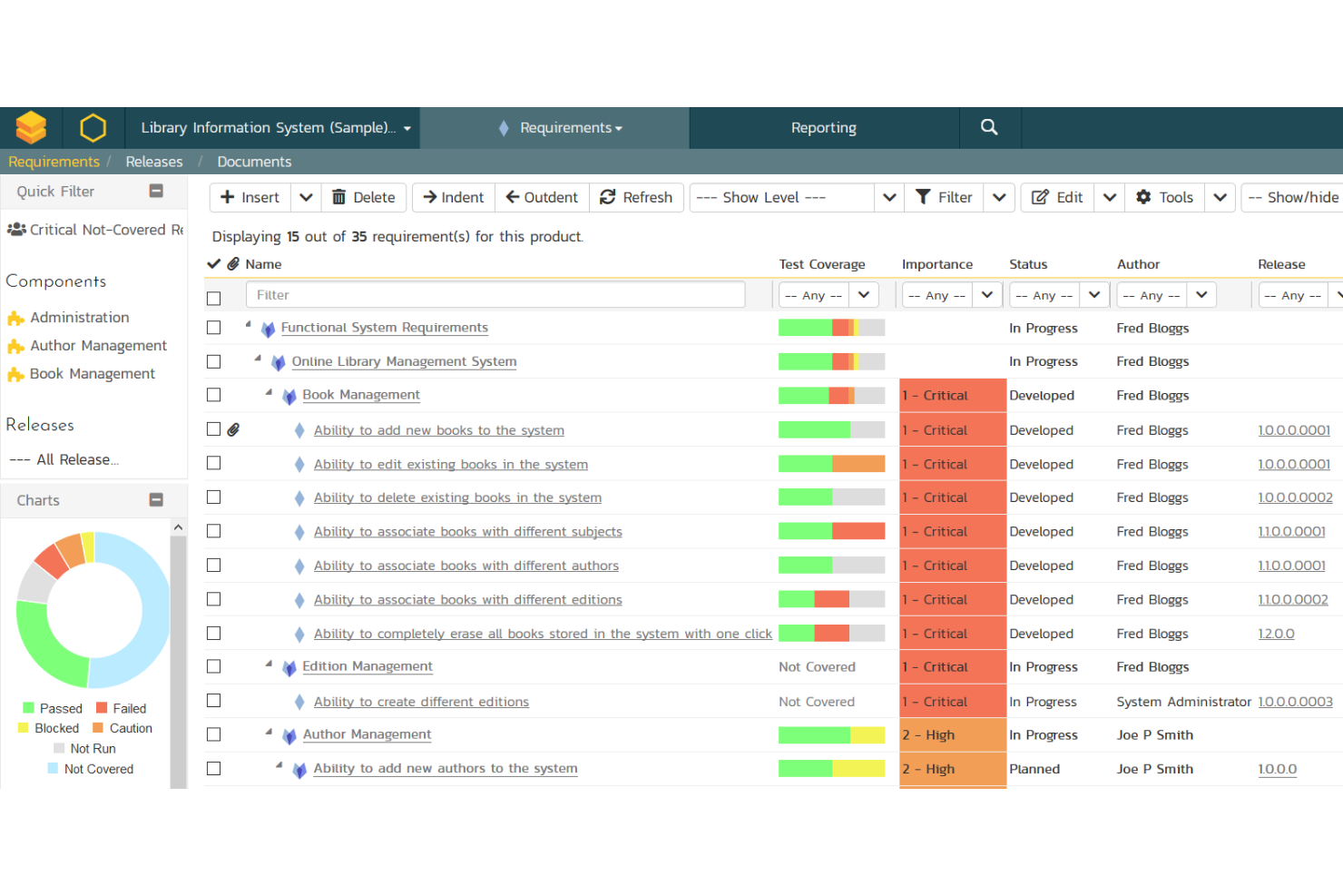 SpiraTest screenshot - 10 Meilleurs Outils de Test de Sites Web Passés en Revue en 2026