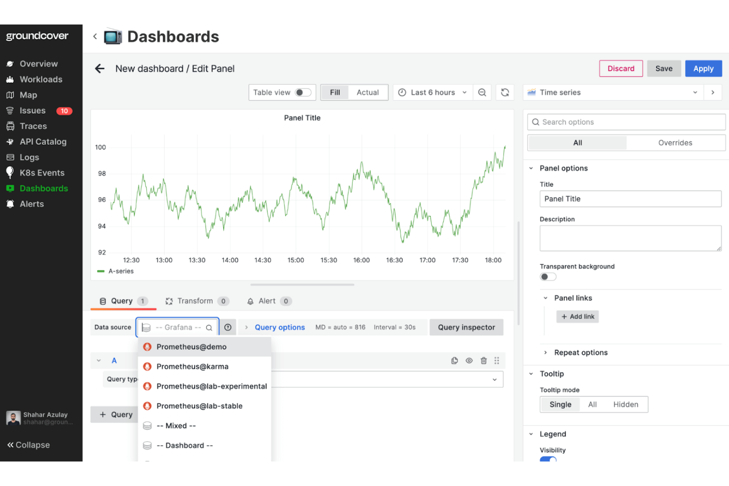 Groundcover screenshot - 10 Beste Data Observability Tools im Test 2026