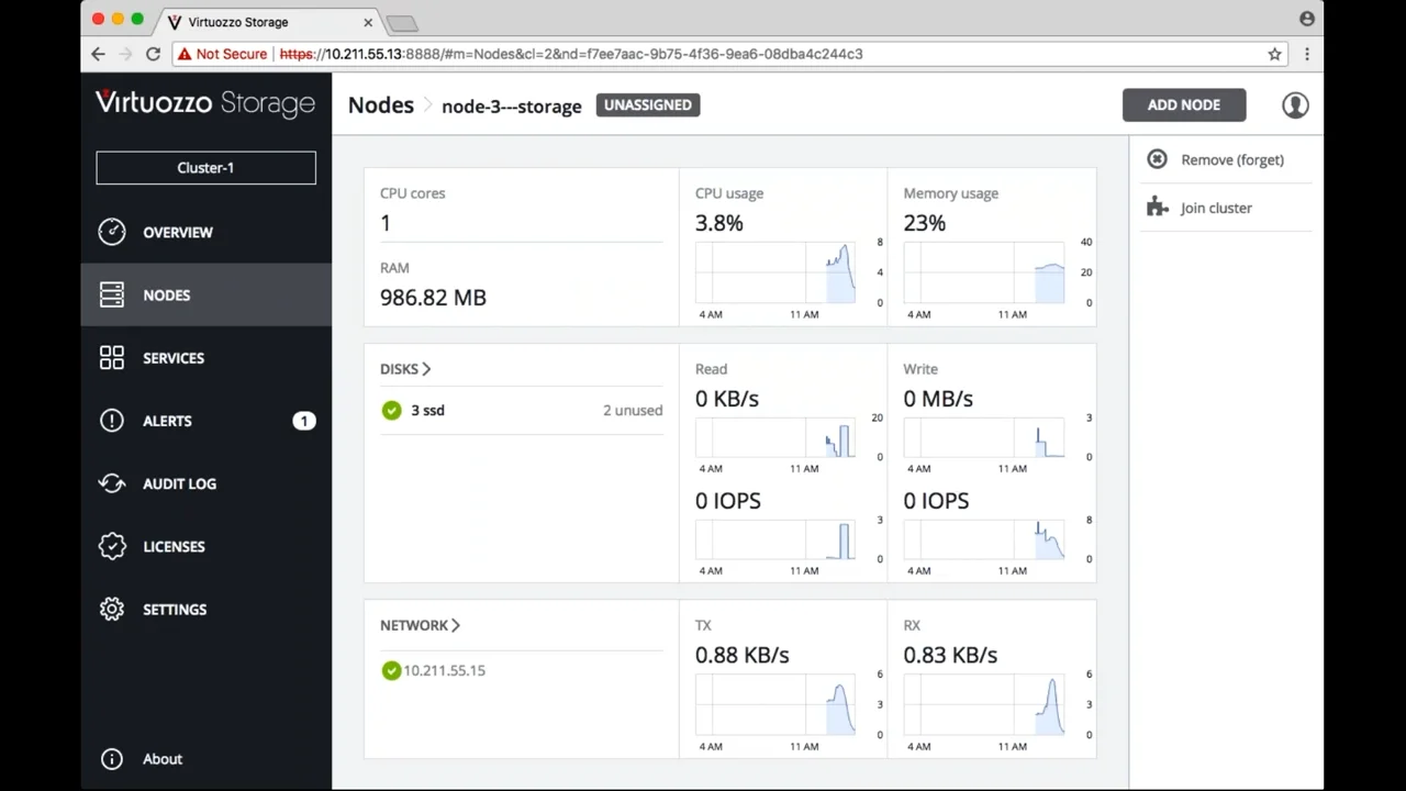 Virtuozzo screenshot - 10 Meilleurs Logiciels de Machine Virtuelle Passés en Revue en 2026