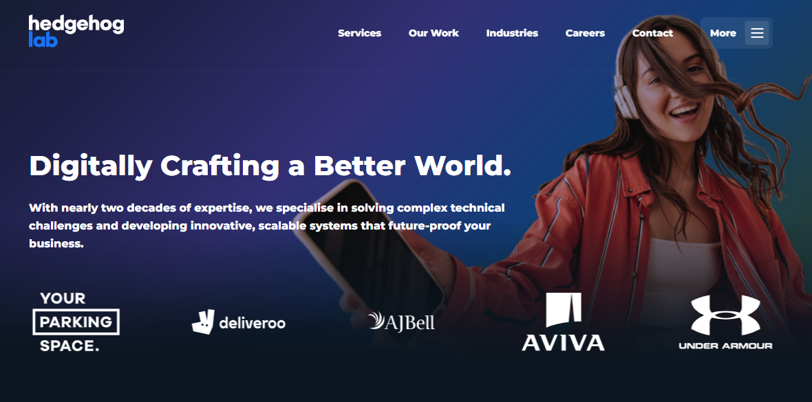 hedgehog lab screenshot - 10 meilleures entreprises de développement d’applications à la demande en 2026