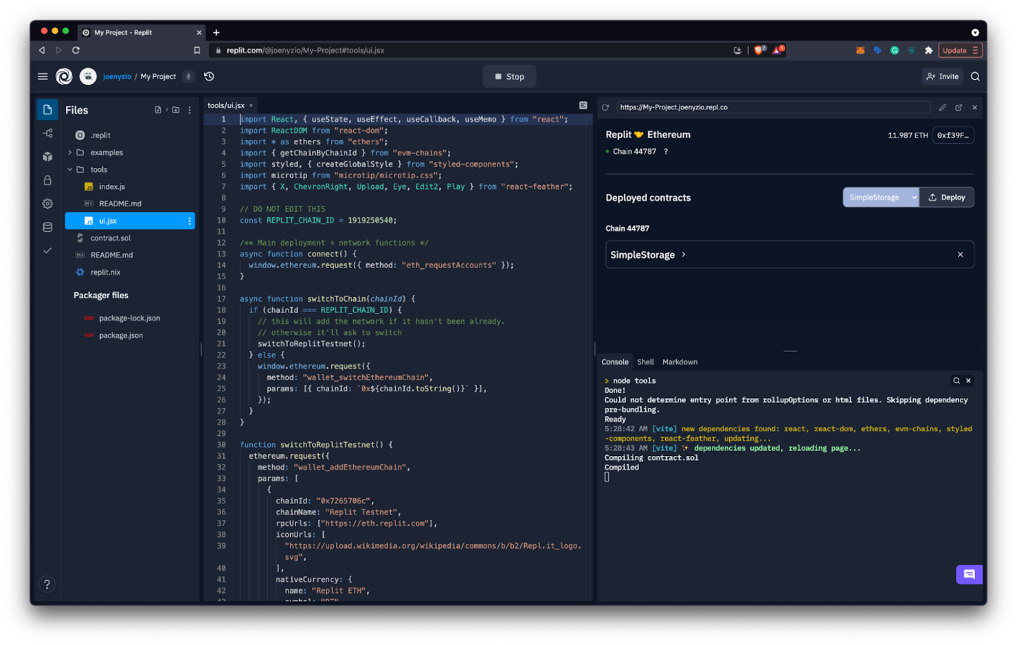 Replit screenshot - 10 Beste Golang-IDEs im Test 2026