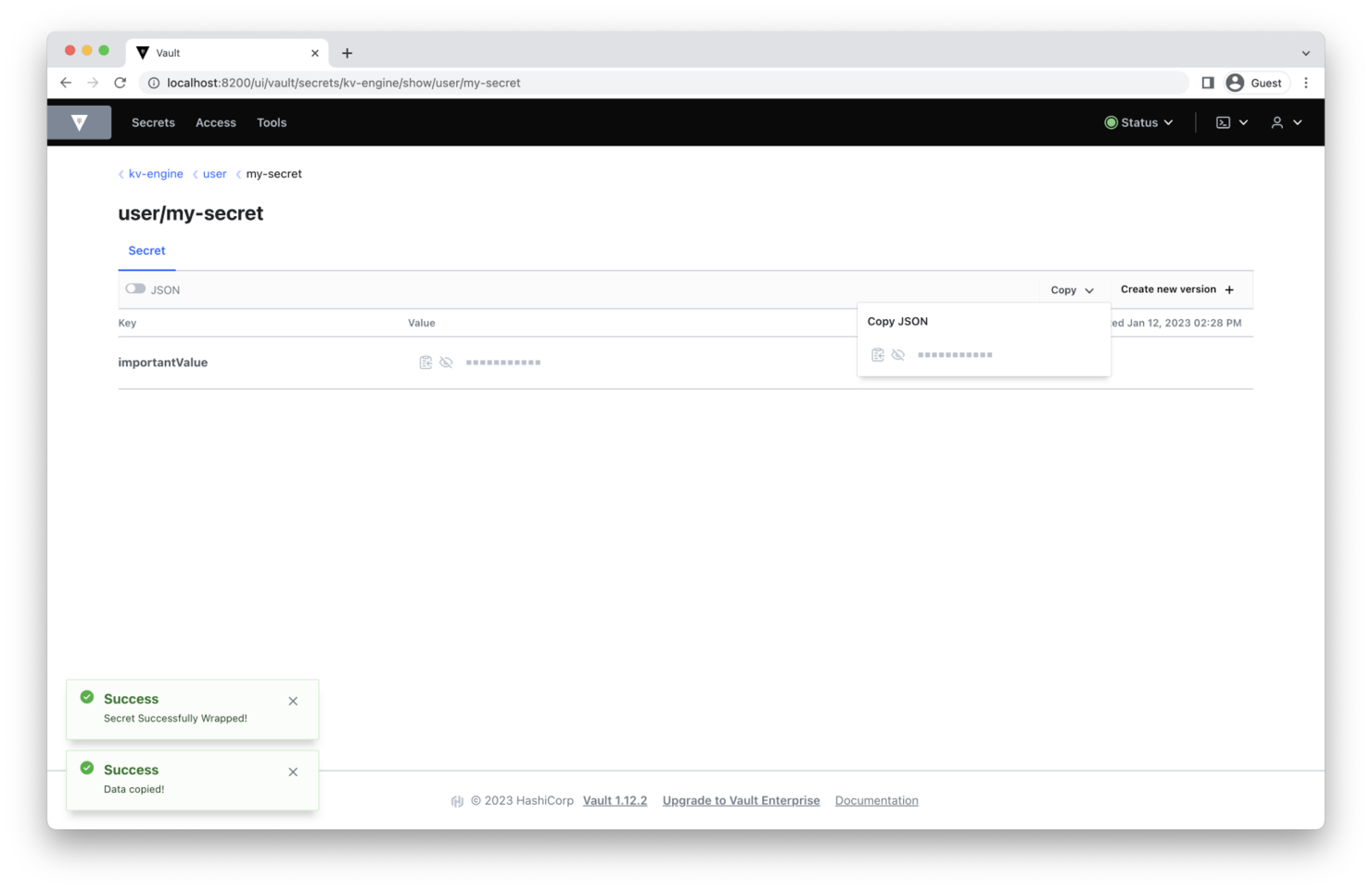 Vault screenshot - 10 Meilleurs Outils AWS DevOps Passés en Revue en 2026