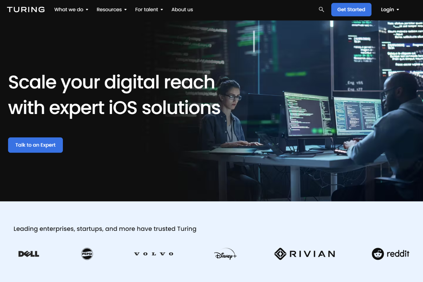 Turing screenshot - 10 beste iPad App-Entwicklungsunternehmen im Jahr 2026 bewertet