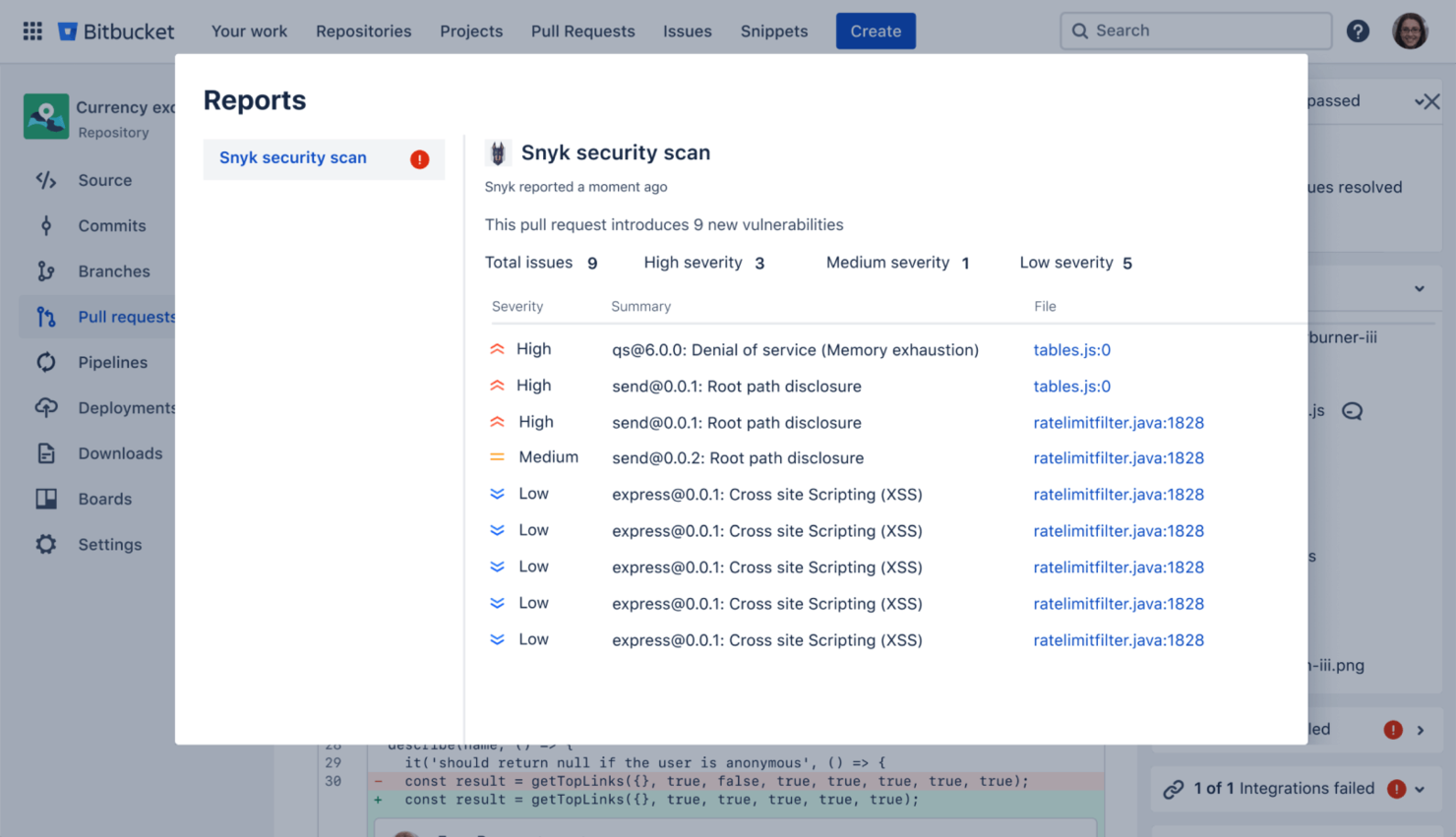 Bitbucket screenshot - 10 Beste AWS DevOps-Tools Im Test 2026
