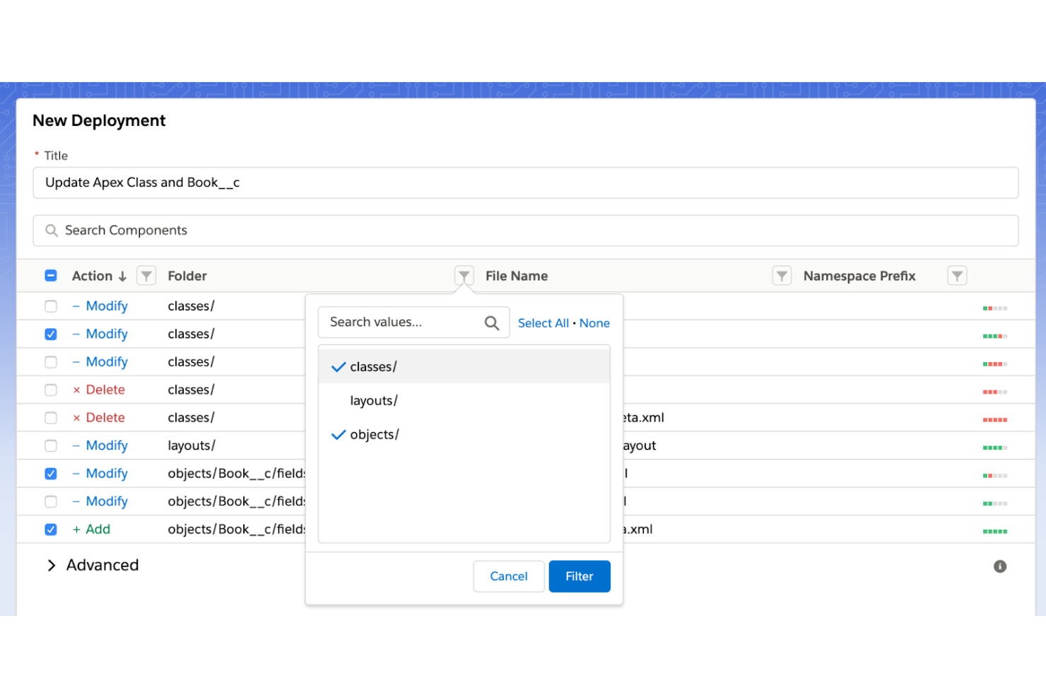 Blue Canvas screenshot - 10 beste DevOps-Tools für Salesforce im Test 2026
