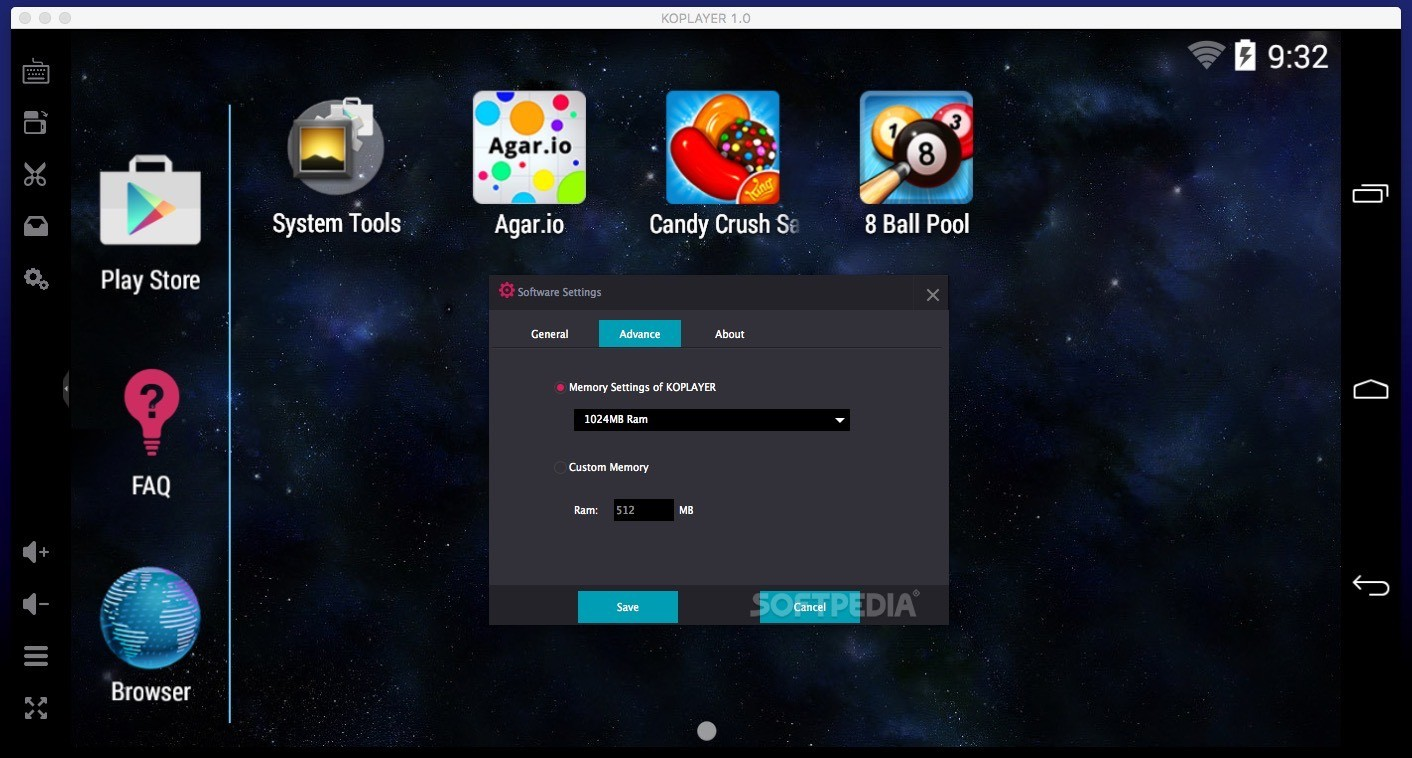 KoPlayer screenshot - 10 beste Android-Emulatoren für Mac im Test 2026