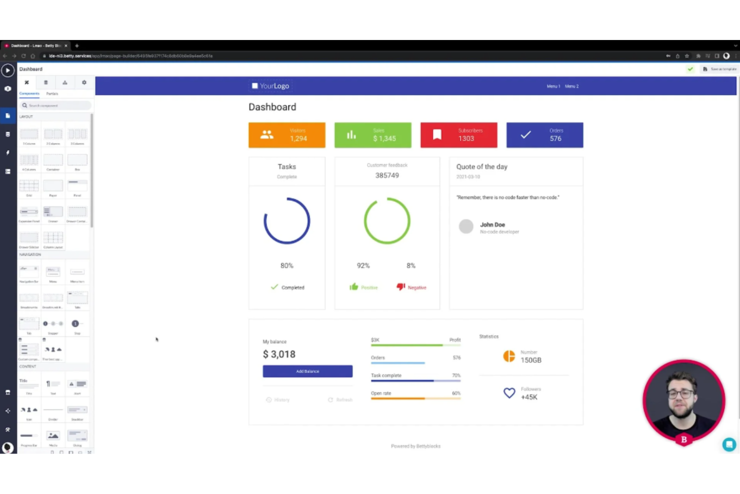 Betty Blocks screenshot - 10 Meilleurs Constructeurs D’Applications Sans Code Évalués En 2026