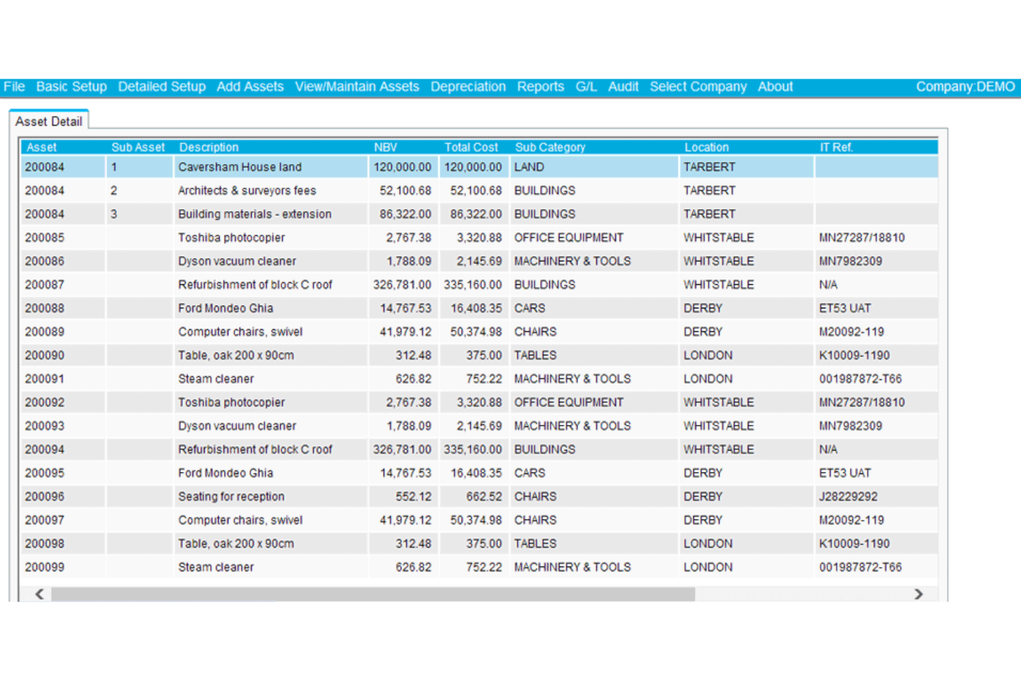 FMIS Fixed Asset Management screenshot - Die 10 besten Softwares für die Verwaltung von Sachanlagen im Jahr 2026