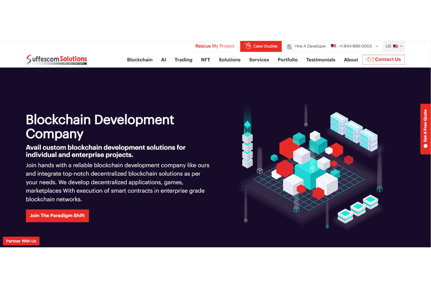 Suffescom Solutions screenshot - 10 meilleures entreprises de développement de logiciels sur mesure en 2026