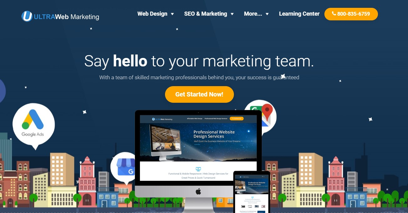 Ultraweb Marketing screenshot - 10 Beste Individuelle Mobile App-Entwicklungsfirmen im Jahr 2026