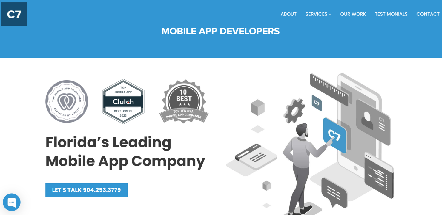 C7 Creative screenshot - 10 Meilleures Entreprises de Développement d’Applications Mobiles Sur Mesure en 2026