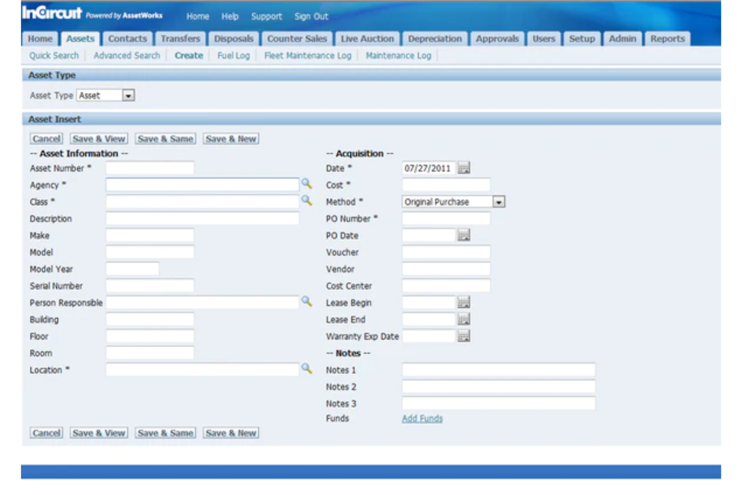 AssetWorks screenshot - 10 Beste Softwarelösungen für das Anlagenmanagement im Test 2026