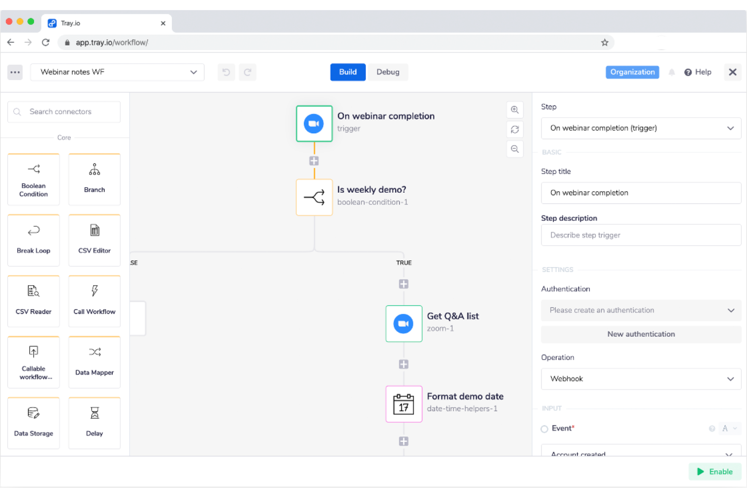 Tray.ai screenshot - 10 Meilleures Plates-formes d’Intégration Cloud Passées en Revue en 2026