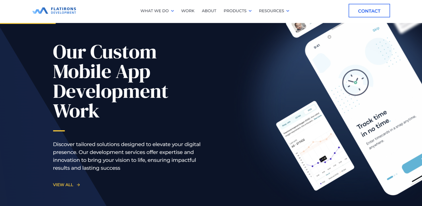 Flatirons screenshot - 10 Meilleures Entreprises de Développement d’Applications Mobiles Sur Mesure en 2026