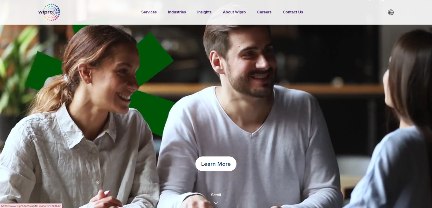 Wipro screenshot - 10 Meilleures Agences d’Externalisation Informatique Passées en Revue en 2026