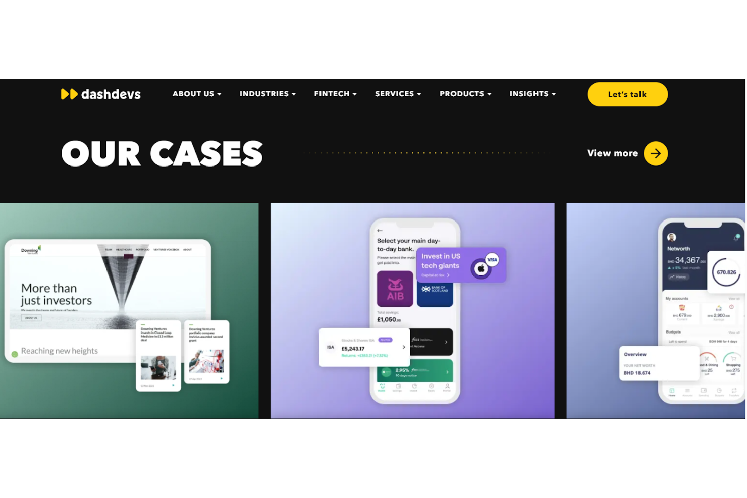 DashDevs screenshot - 10 beste Unternehmen für Android-App-Entwicklung im Test 2026