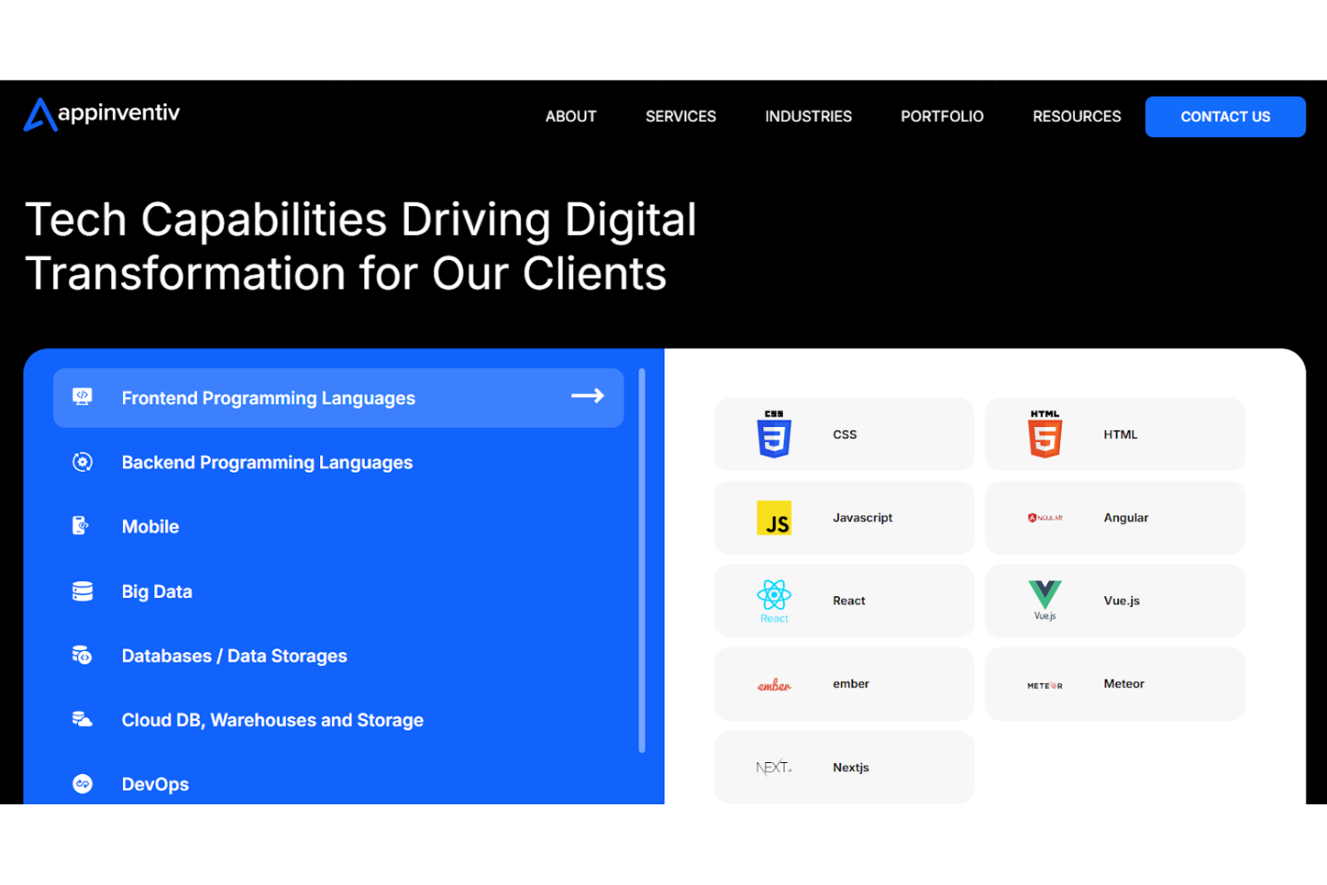 Appinventiv screenshot - 10 beste Unternehmen für Android-App-Entwicklung im Test 2026