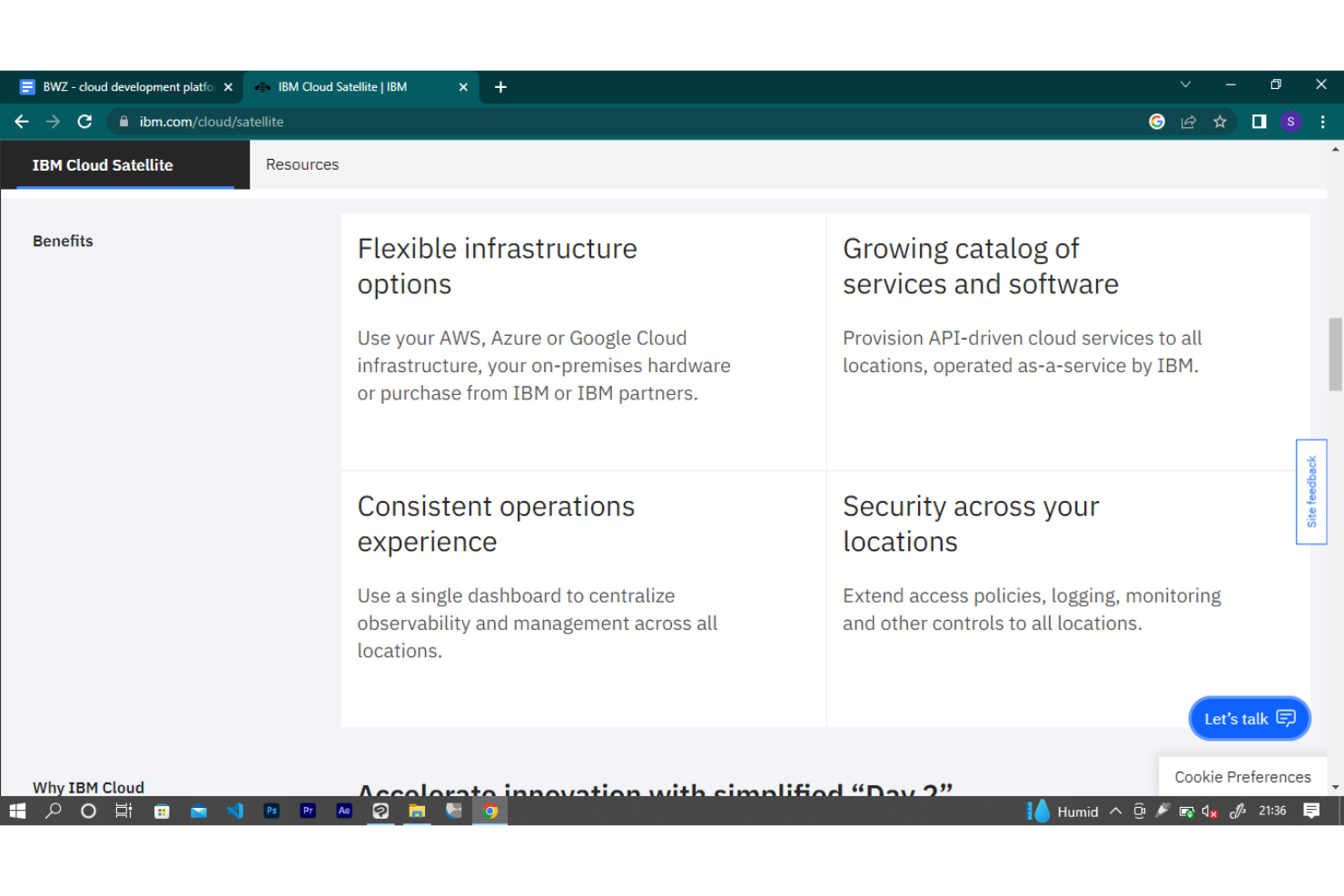 IBM Cloud screenshot - 10 meilleurs fournisseurs IaaS pour externaliser votre infrastructure 2026