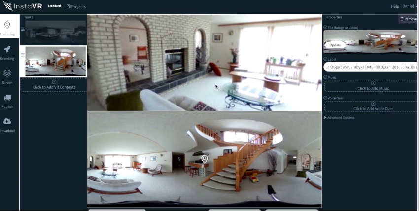 InstaVR screenshot - 10 Beste Virtual-Reality-Entwicklungssoftware 2026