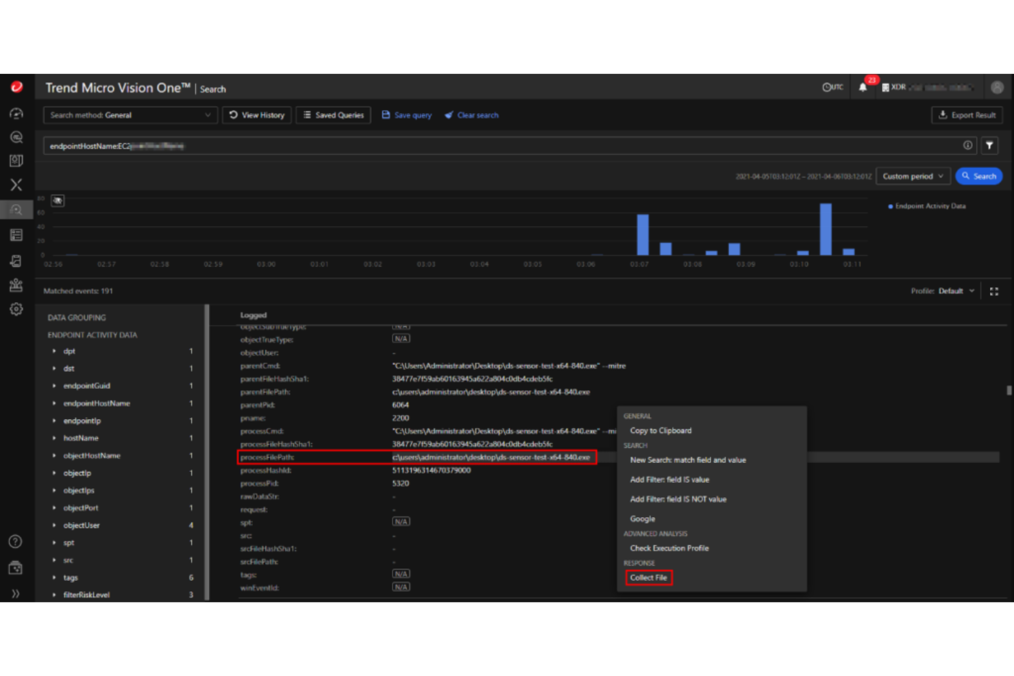 Trend Micro Vision One (XDR) screenshot - Champions du XDR : Les 10 Meilleurs Logiciels XDR de 2026