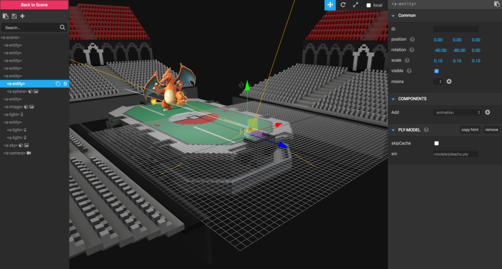 A-Frame screenshot - 10 Beste Virtual-Reality-Entwicklungssoftware 2026