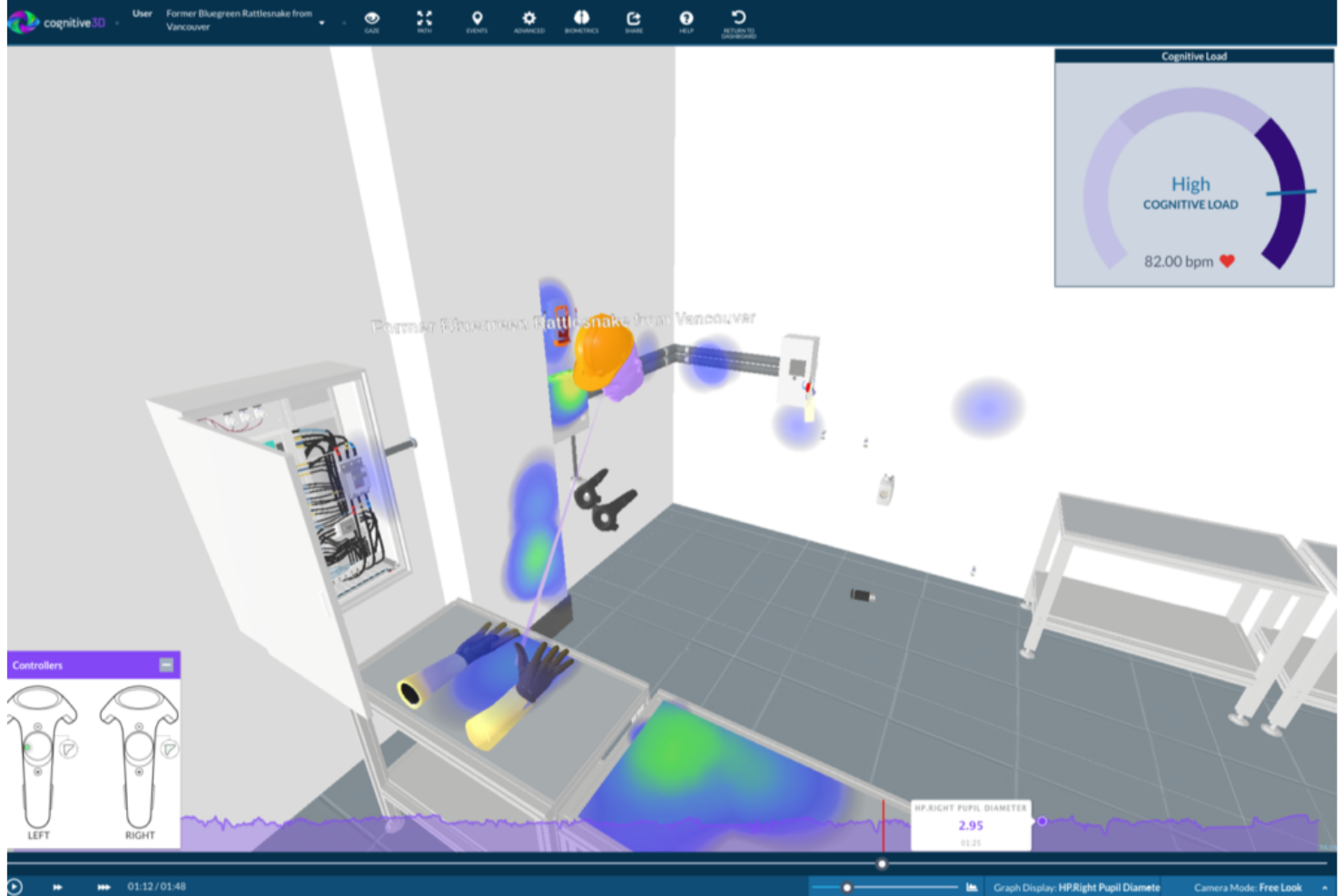 cognitive3D screenshot - 10 meilleurs logiciels de développement VR pour la conception 3D en 2026