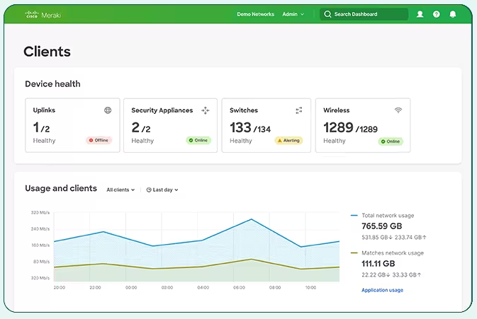 Cisco screenshot - 10 Meilleurs Fournisseurs d’Optimisation WAN Passés en Revue en 2026