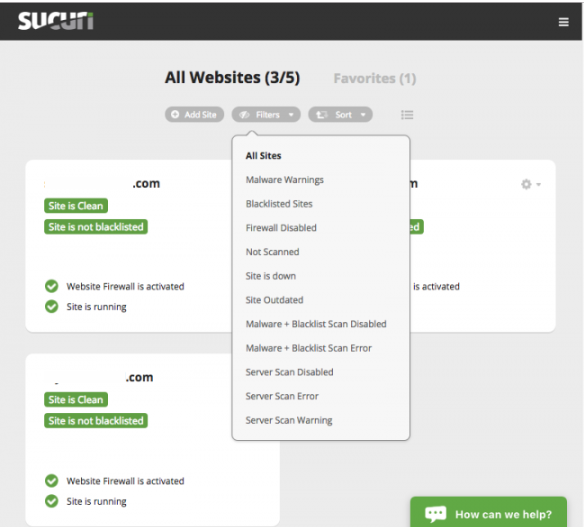 Sucuri screenshot - Un guide des 10 meilleurs accélérateurs web de 2026